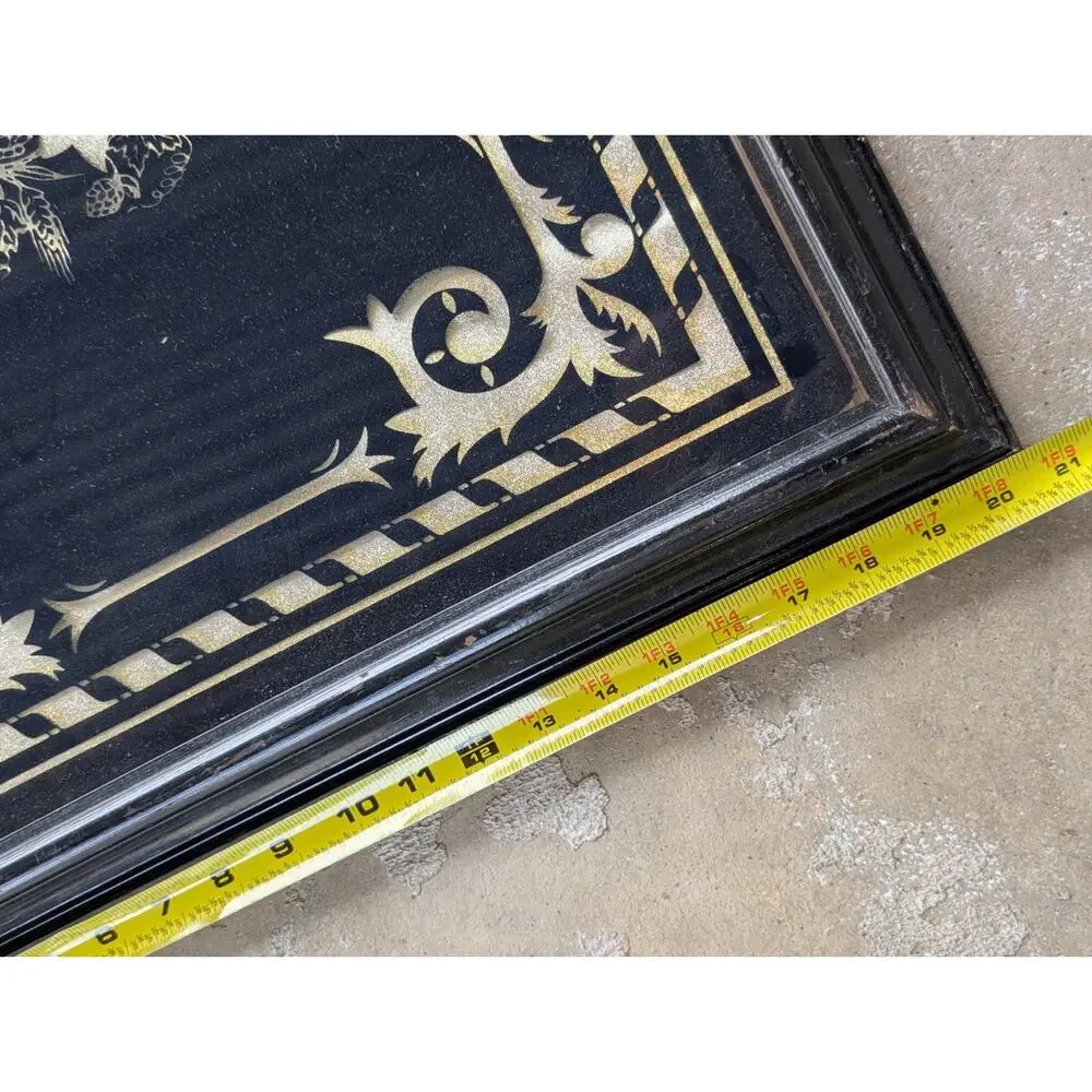 Vintage Henry Weinhard's Private Reserve Beer Framed Bar Mirror 27x20.5